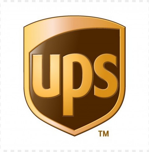 ups united parcel service logo vector Isolated Artwork in Transparent PNG