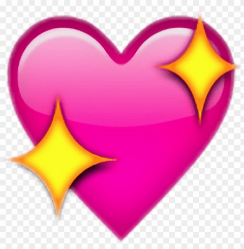 upscale-244851507018212 - sparkle heart emoji PNG for educational projects
