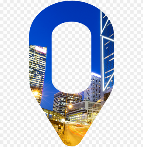 urban intel logo acting as a window to a city scape - architecture PNG with clear overlay PNG transparent with Clear Background ID cf61c062