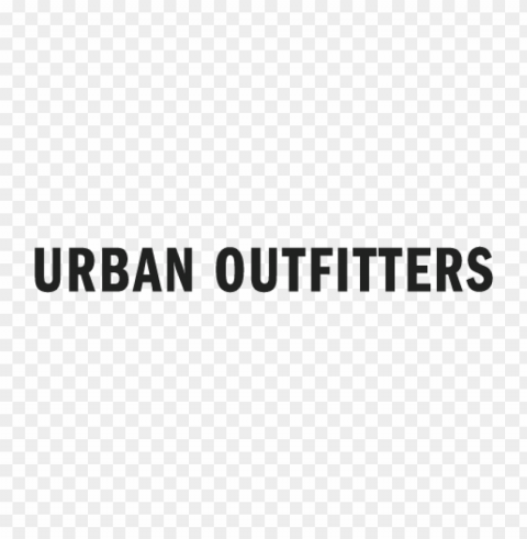 urban outfitters logo vector download Isolated Object on Clear Background PNG