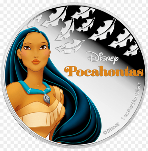 ure silver coin disney princess pocahontas - disney princess PNG files with no background wide assortment