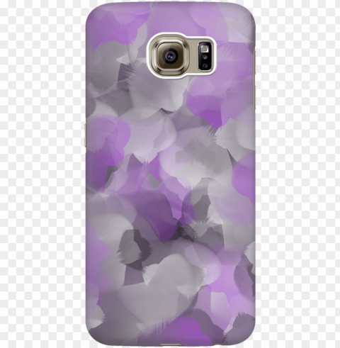 urple and grey watercolor phone case - samsung galaxy s6 hoesje - marble splash Transparent Background PNG Isolated Element