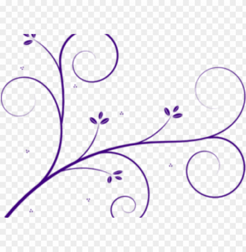 urple flourish cliparts - drawing beautiful art desi PNG Graphic with Isolated Clarity