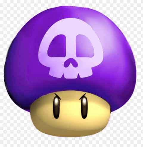 urple mario mushroom - mario bros poison mushroom PNG for educational projects PNG transparent with Clear Background ID 76b84b6f