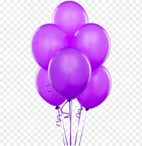 urple balloons clipart birthday balloons - purple balloons Isolated Design Element in Clear Transparent PNG