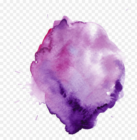 Urple Watercolor Stain HighResolution Transparent PNG Isolated Item