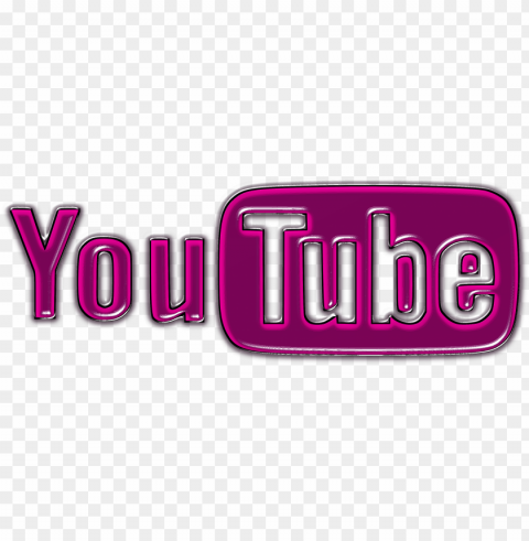 urple white icon of youtube - pink youtube background Transparent PNG artworks for creativity