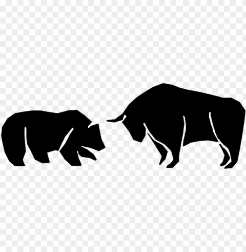 urso touro 1 - bulls and bears PNG with clear transparency