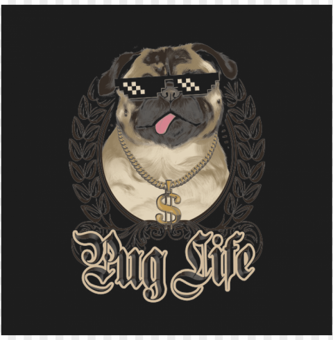 ursula lopez - pug life - camiseta de mujer baby call me pu Transparent PNG Isolated Graphic Detail