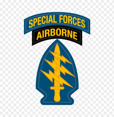 us army special forces vector logo free Isolated Subject on HighQuality Transparent PNG