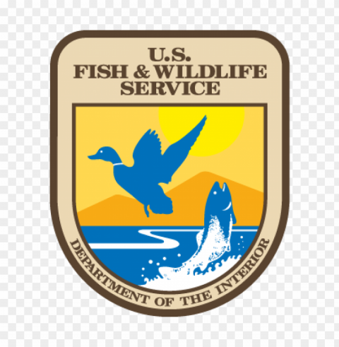 us fish & wildlife service vector logo free Isolated Element in Clear Transparent PNG