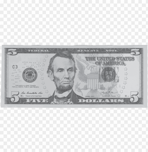 us five dollar-bill - series 2006 5 dollar bill Transparent background PNG clipart