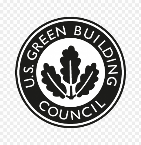 us green building council vector logo free Isolated Element in HighQuality PNG