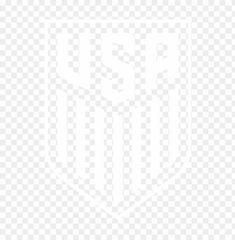 usa american football soccer team white logo Isolated Object with Transparent Background in PNG