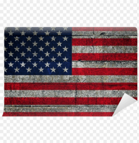usa flag on grunge background wall mural pixers - vintage american flag heart PNG without watermark free