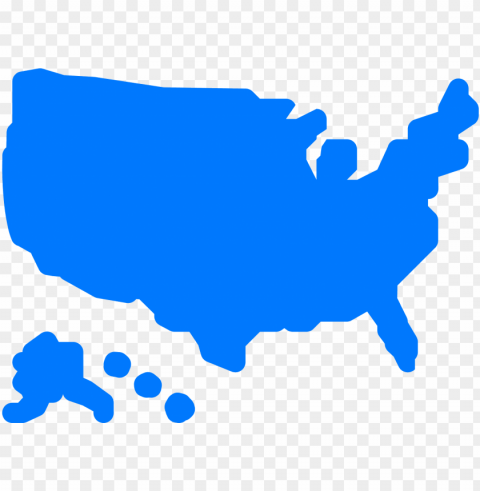 Usa Map Filled Icon - Usa Icon Clean Background PNG Isolated Art