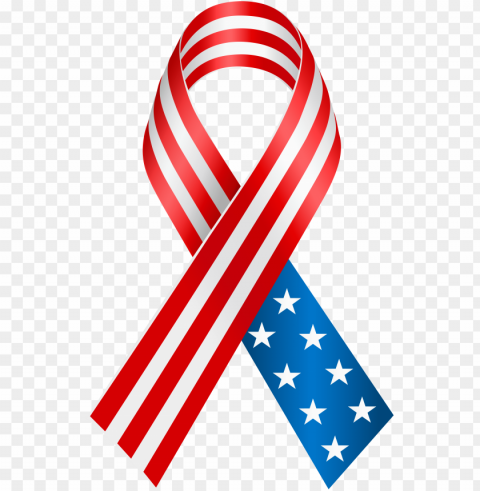 use ribbon clip art American flag ribbon PNG images with alpha transparency free