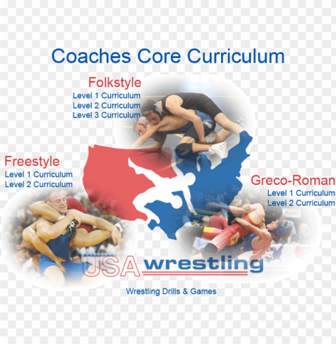 usa wrestling card Clean Background PNG Isolated Art