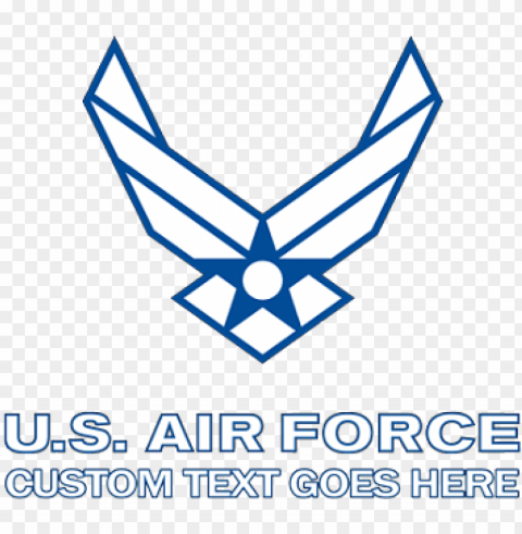 usaf logo air force symbol with logotype white - air force logo outline PNG format