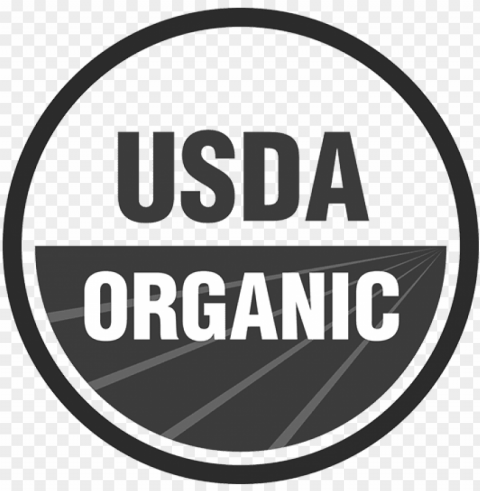usd organic coffee - black and white organic logo Transparent PNG images collection