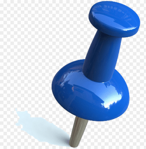 ushpin pic - blue push pin PNG objects
