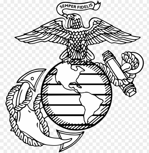 usmc emblem at getdrawings - eagle globe and anchor Free transparent PNG PNG transparent with Clear Background ID 2d45d475