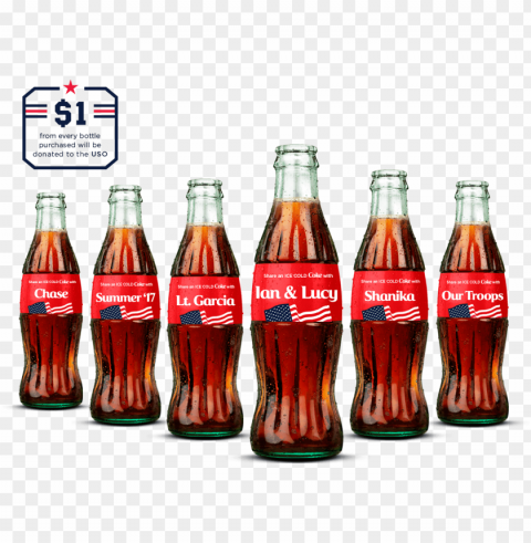 uso personalized coke bottles or cans share a coke Transparent PNG image