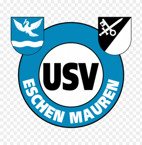 usv eschenmauren vector logo PNG Graphic with Clear Background Isolation