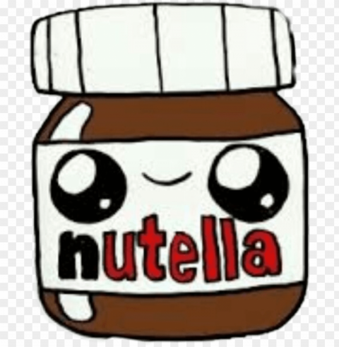 Utella Sticker - Nutella Disegni Kawaii PNG Clipart