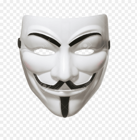 uy fawkes mask j Transparent PNG Isolated Item