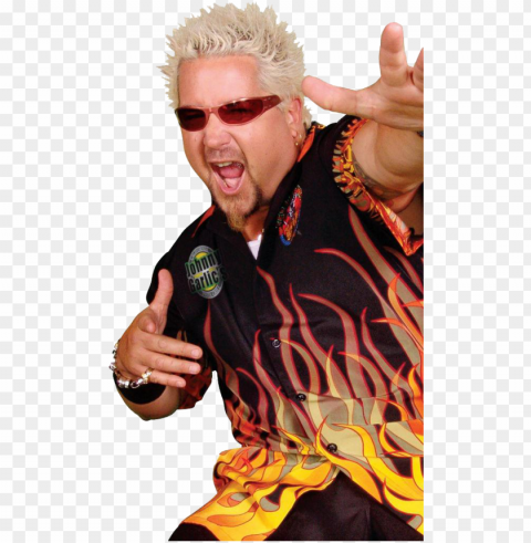 uy - guy fieri Transparent PNG Isolated Object with Detail