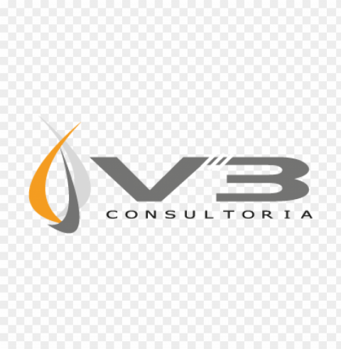 v3 consultoria vector logo free Clear Background PNG Isolated Graphic