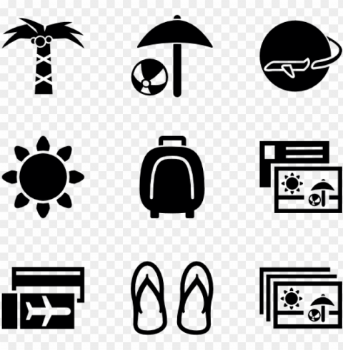 vacation - travel icon transparent Isolated PNG Object with Clear Background