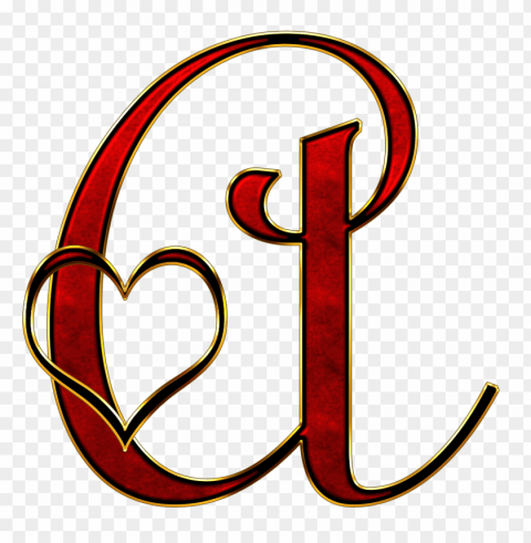 valentine capital letter a Free PNG file