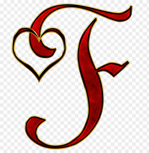 valentine capital letter f PNG for digital art PNG transparent with Clear Background ID 9911aaa8