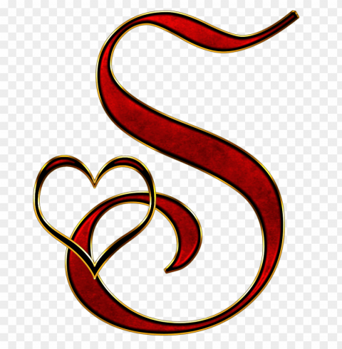 valentine capital letter s PNG for use PNG transparent with Clear Background ID 2ddbb923