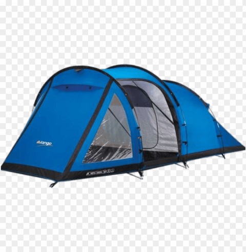 vango large blue camping tent PNG Image with Transparent Isolated Design