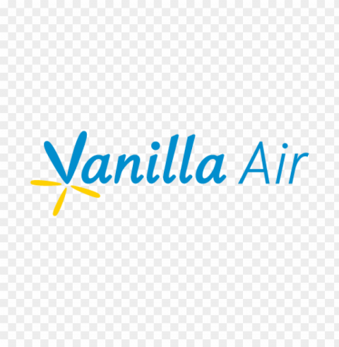 vanilla air logo vector ClearCut Background PNG Isolated Element
