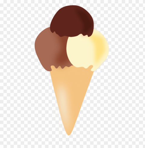 vanilla ice cream PNG transparent elements compilation