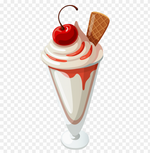 vanilla ice cream PNG transparent graphics bundle