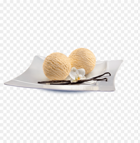 vanilla ice cream PNG transparent graphics for download