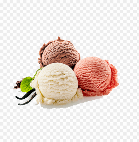 vanilla ice cream scoop ClearCut Background Isolated PNG Art