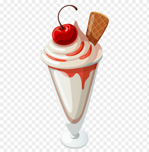 vanilla ice cream scoop Free PNG download