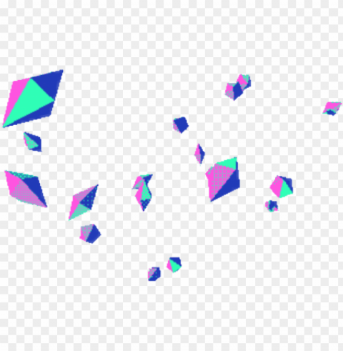 vaporwave aesthetic tumblr diamond color colorful - vaporwave aesthetic tumblr Isolated Design Element on PNG