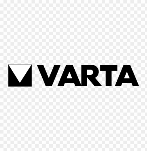 varta black vector logo PNG images with no fees