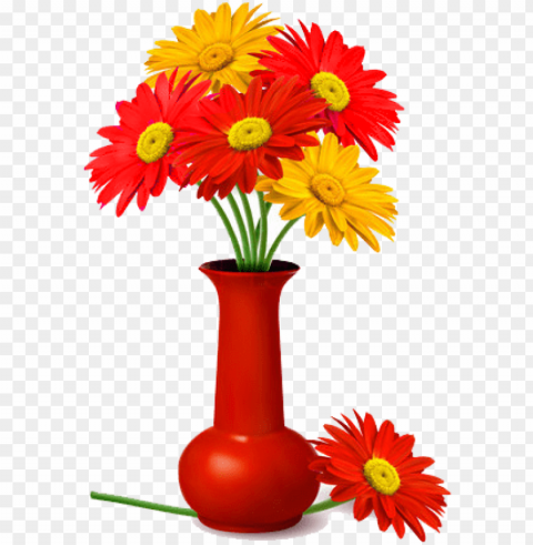 vase of flowers pin cartoon flower vase decorative - flower in a flower vase PNG images with alpha transparency wide collection