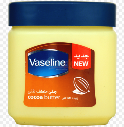 vaseline jelly cocoa butter 240ml - vaseline Transparent Background PNG Object Isolation