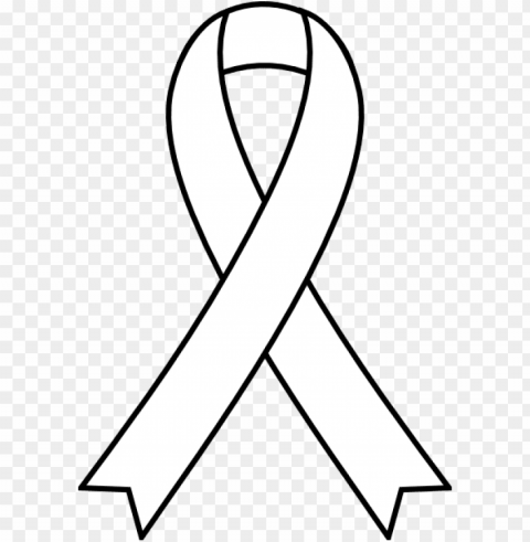 vector awareness ribbon - white awareness ribbon clipart PNG clear background