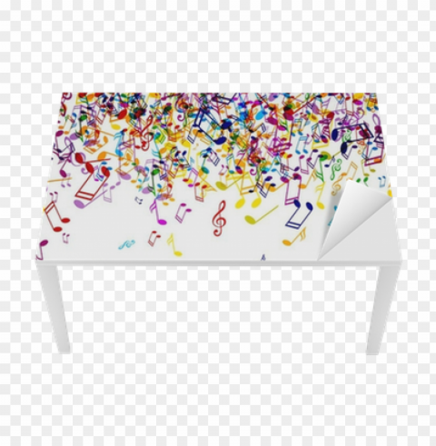 vector background with colorful music notes table & - color music notes PNG format PNG transparent with Clear Background ID 7df645e9