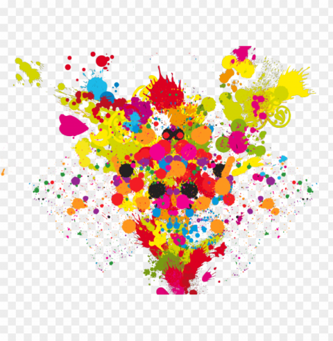 vector burst paint - download color splash Isolated Item in HighQuality Transparent PNG